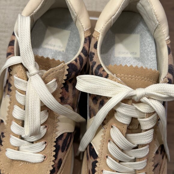 Dolce Vita B.ntcd Leopard Sneakers in Light Suede - Picture 8 of 8